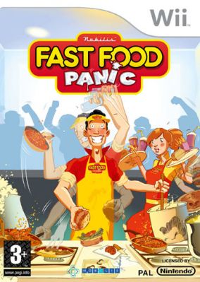 Immagine della copertina del gioco Fast Food Panic per Nintendo Wii