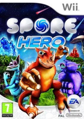 Copertina del gioco Spore Hero per Nintendo Wii
