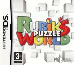 Copertina del gioco Rubik's Puzzle World per Nintendo DS