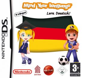Immagine della copertina del gioco Mind Your Language: Impara il Tedesco! per Nintendo DS