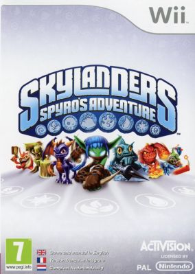 Copertina del gioco Skylanders Spyros Adventure per Nintendo Wii