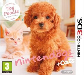 Immagine della copertina del gioco Nintendogs + Cats: Toy Poodle & New Friends per Nintendo 3DS