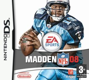 Immagine della copertina del gioco Madden NFL 08 per Nintendo DS