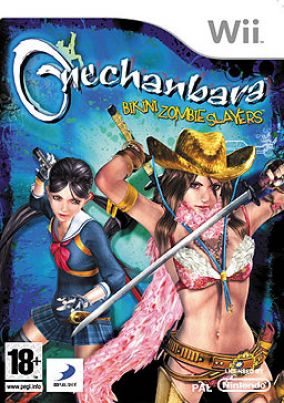 Immagine della copertina del gioco Onechanbara: Bikini Zombie Slayers per Nintendo Wii