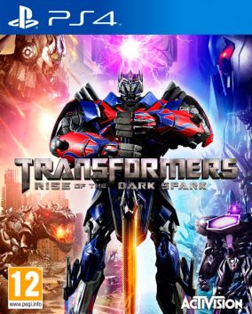 Copertina del gioco Transformers: Rise of the Dark Spark per PlayStation 4