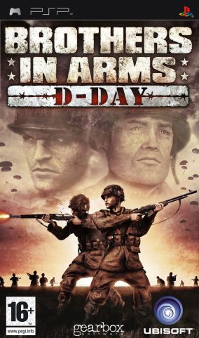 Immagine della copertina del gioco Brothers in Arms: D-Day per PlayStation PSP