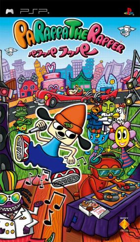 Immagine della copertina del gioco Parappa the rapper per PlayStation PSP