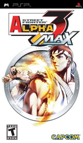 Copertina del gioco Street Fighter Alpha 3 MAX per PlayStation PSP