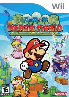 Immagine della copertina del gioco Super Paper Mario per Nintendo Wii