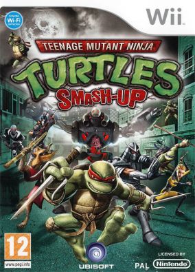 Immagine della copertina del gioco Teenage Mutant Ninja Turtles: Smash-Up per Nintendo Wii