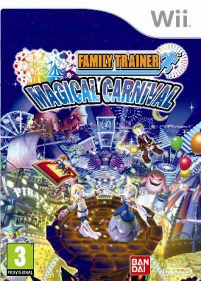 Immagine della copertina del gioco Family Trainer: Magical Carnival per Nintendo Wii