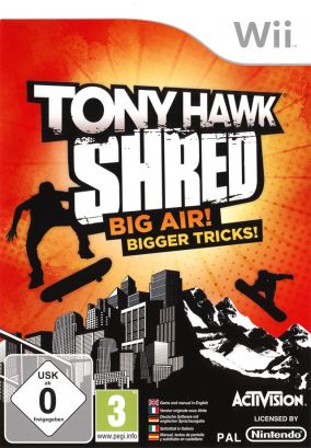 Copertina del gioco Tony Hawk: Shred per Nintendo Wii