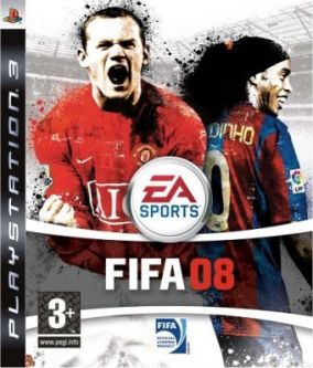 Immagine della copertina del gioco FIFA 08 per PlayStation 3