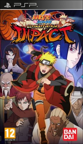Copertina del gioco Naruto Shippuden: Ultimate Ninja Impact per PlayStation PSP