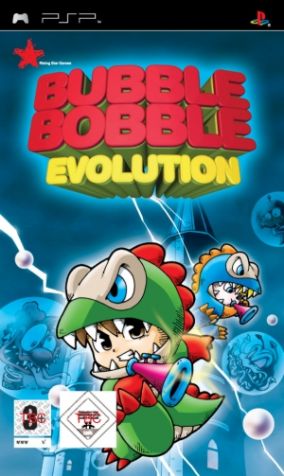 Immagine della copertina del gioco Bubble Bobble Evolution per PlayStation PSP