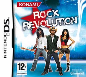 Immagine della copertina del gioco Rock Revolution per Nintendo DS
