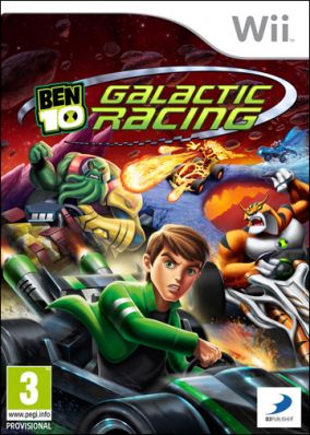Immagine della copertina del gioco Ben 10: Galactic Racing per Nintendo Wii