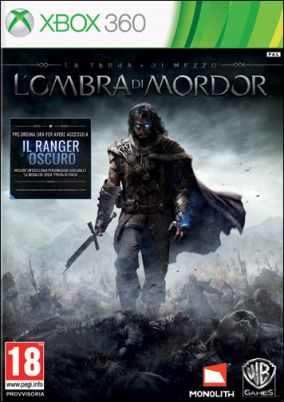 Copertina del gioco La Terra di Mezzo: L'Ombra di Mordor per Xbox 360