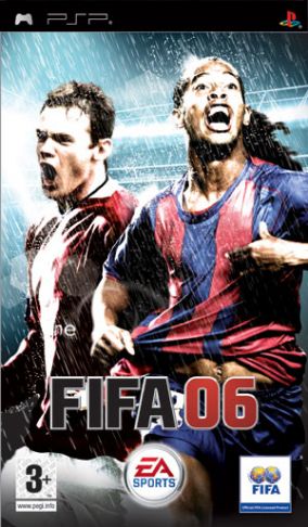 Immagine della copertina del gioco Fifa 06 per PlayStation PSP