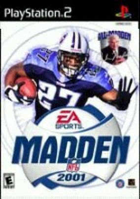 Immagine della copertina del gioco Madden NFL 2001 per PlayStation 2