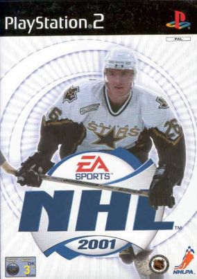 Immagine della copertina del gioco NHL 2001 per PlayStation 2