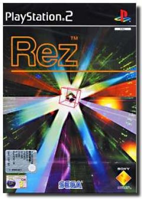 Immagine della copertina del gioco Rez per PlayStation 2