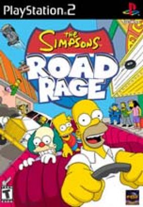 Immagine della copertina del gioco The Simpsons road rage per PlayStation 2