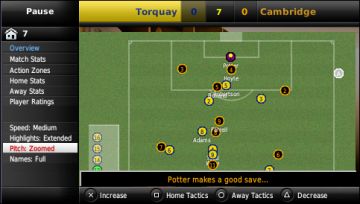 Immagine -5 del gioco Football Manager Handheld 2009 per PlayStation PSP