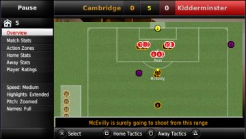 Immagine -10 del gioco Football Manager Handheld 2009 per PlayStation PSP