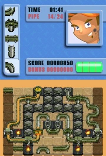 Immagine -8 del gioco Pipe Mania per Nintendo DS