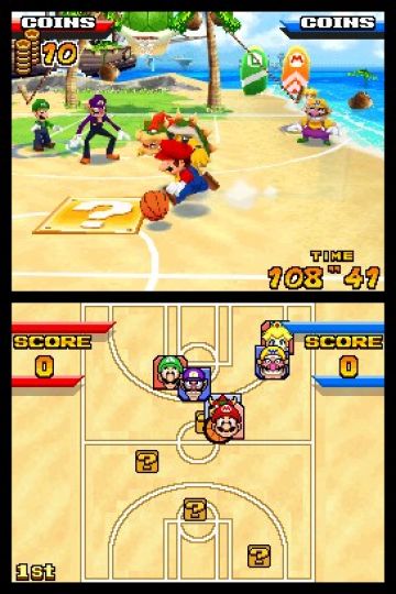 Immagine -10 del gioco Mario Slam Basketball per Nintendo DS