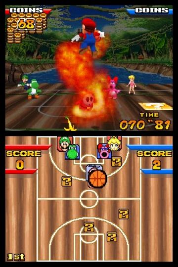 Immagine -1 del gioco Mario Slam Basketball per Nintendo DS