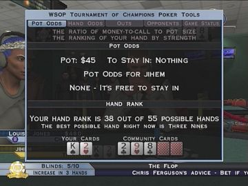 Immagine -16 del gioco World Series of Poker Tournament of Champions 2007 Edition per PlayStation 2