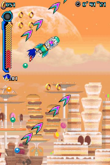 Immagine -2 del gioco Sonic Colours per Nintendo DS