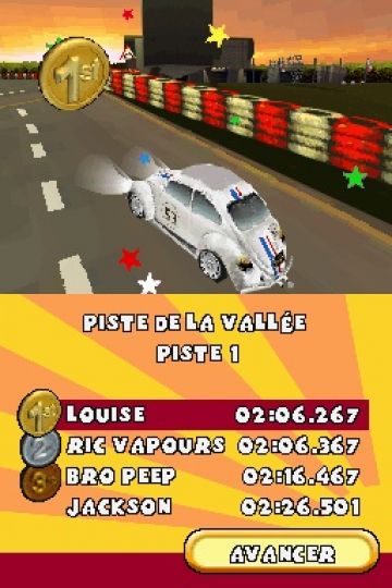Immagine -1 del gioco Herbie Rescue Rally per Nintendo DS