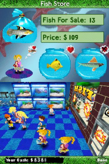 Immagine -15 del gioco Fish Tycoon per Nintendo DS