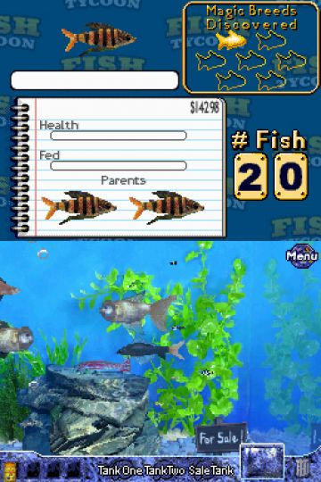 Immagine -2 del gioco Fish Tycoon per Nintendo DS