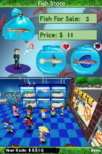 Immagine -10 del gioco Fish Tycoon per Nintendo DS