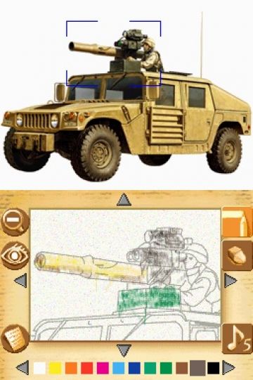 Immagine -8 del gioco Paint By DS: Military Vehicles per Nintendo DS