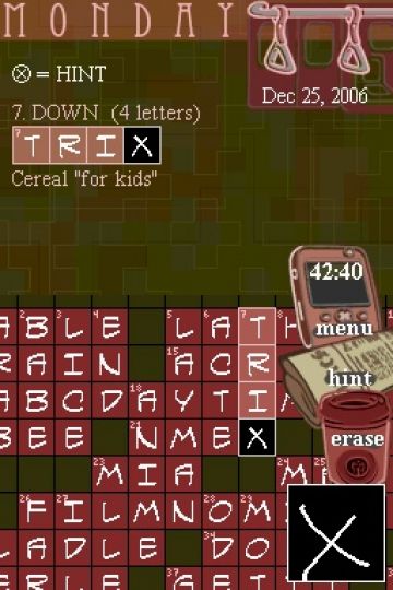 Immagine -3 del gioco The New York Times Crosswords per Nintendo DS