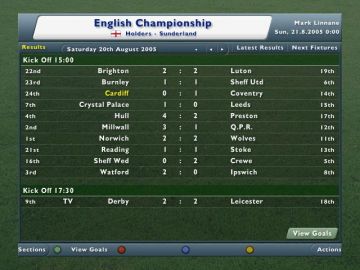 Immagine -16 del gioco Football Manager 2006 per Xbox 360