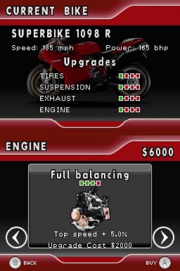 Immagine -4 del gioco Ducati Moto per Nintendo DS