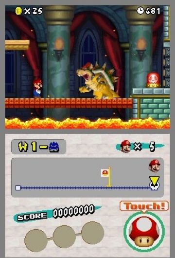 Immagine -3 del gioco New Super Mario Bros per Nintendo DS