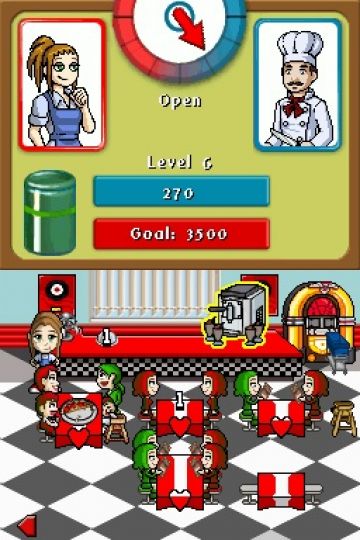 Immagine -1 del gioco Diner Dash per Nintendo DS