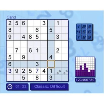 Immagine -2 del gioco Carol Vorderman's Sudoku per PlayStation PSP
