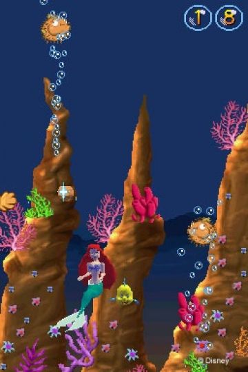 Immagine -1 del gioco La Sirenetta: Ariel e le Avventure Sottomarine per Nintendo DS