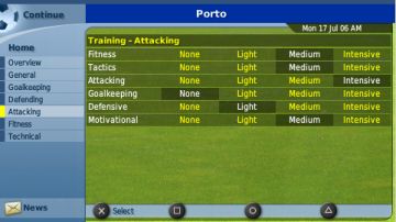 Immagine -3 del gioco Football Manager Handheld 2007 per PlayStation PSP