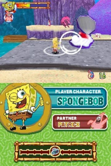 Immagine -1 del gioco SpongeBob: Atlantis Squarepantis per Nintendo DS