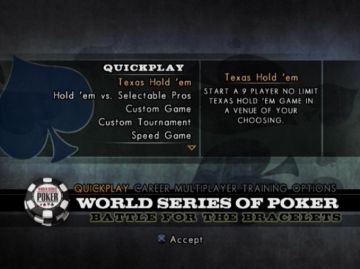 Immagine -15 del gioco World Series of Poker 2008: Battle For The Bracelets per PlayStation 2
