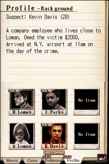 Immagine -13 del gioco Unsolved Crimes per Nintendo DS